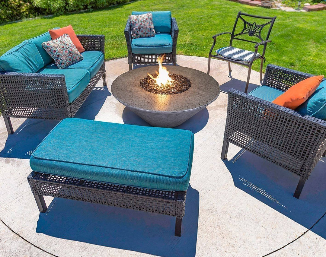 1/2" Bronze Reflective Fire Glass - Outdoor Fire and Patio