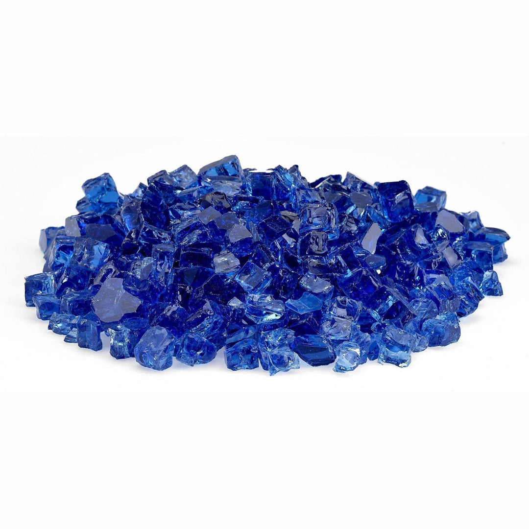 1/2" Cobalt Blue Fire Glass - Outdoor Fire and Patio