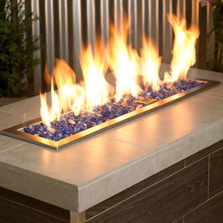 1/2" Cobalt Blue Fire Glass - Outdoor Fire and Patio