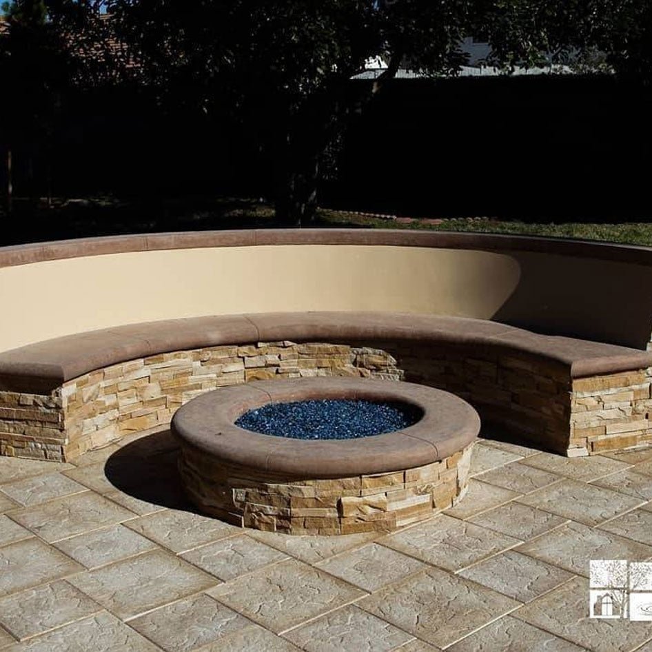 1/2" Cobalt Blue Reflective Fire Glass - Outdoor Fire and Patio