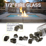 Load image into Gallery viewer, 1/2" Cobalt Blue Reflective Fire Glass - Outdoor Fire and Patio