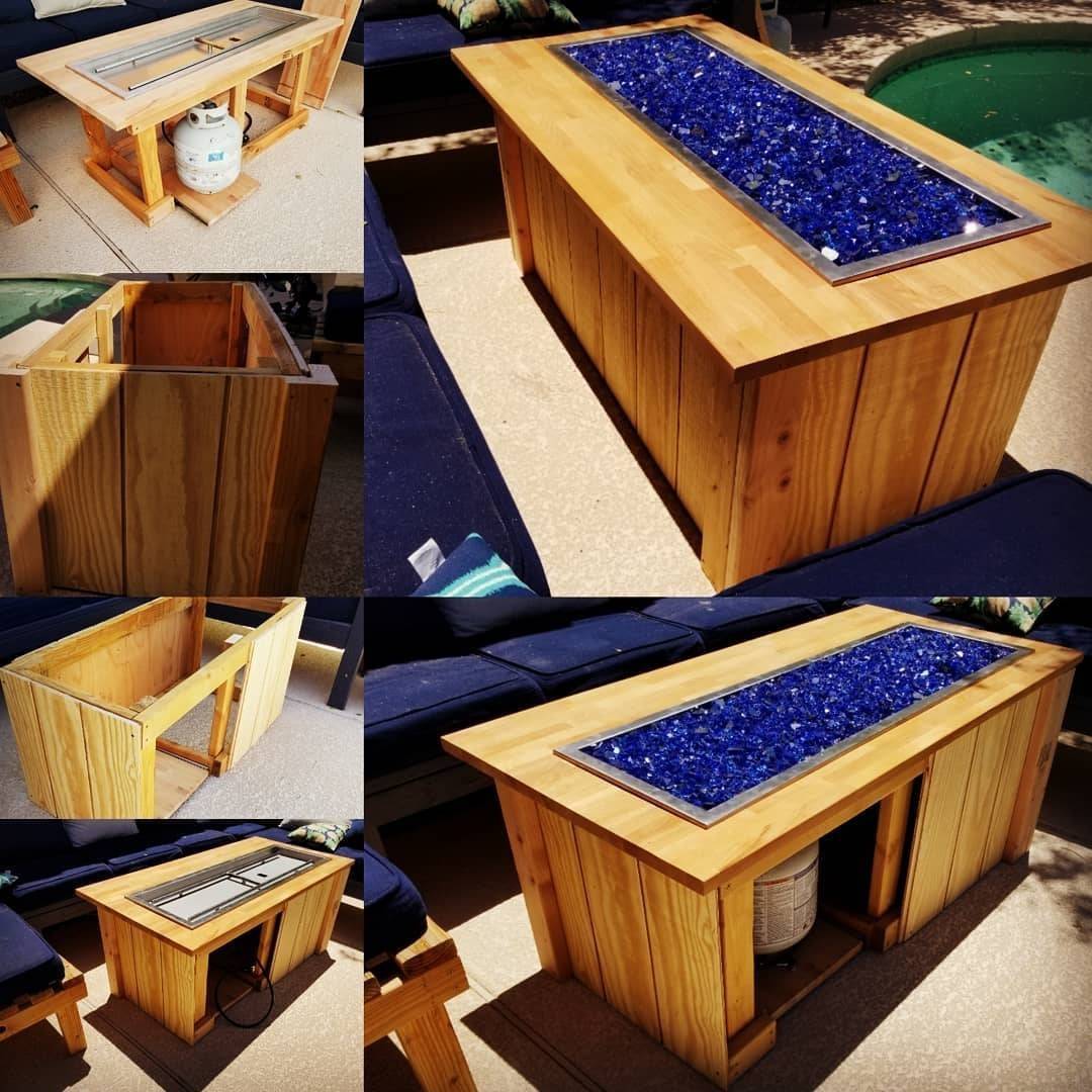 1/2" Cobalt Blue Reflective Fire Glass - Outdoor Fire and Patio