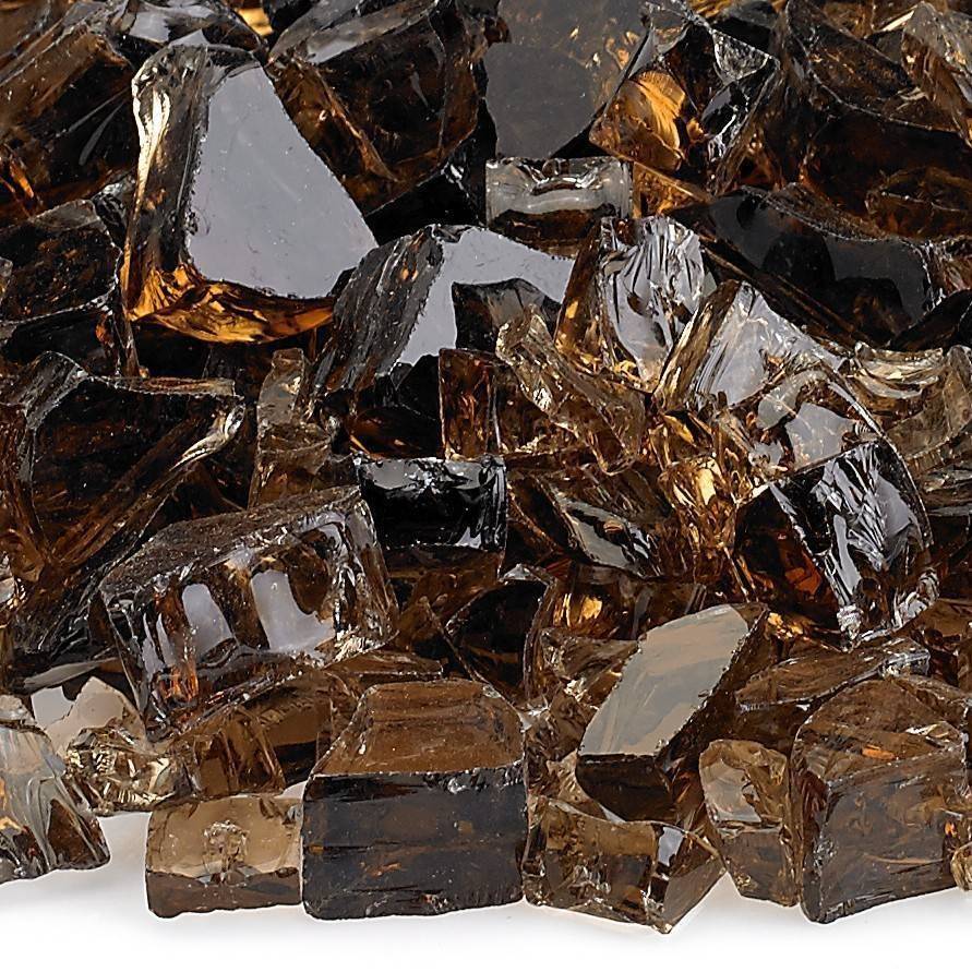1/2" Copper Fire Glass - Outdoor Fire and Patio