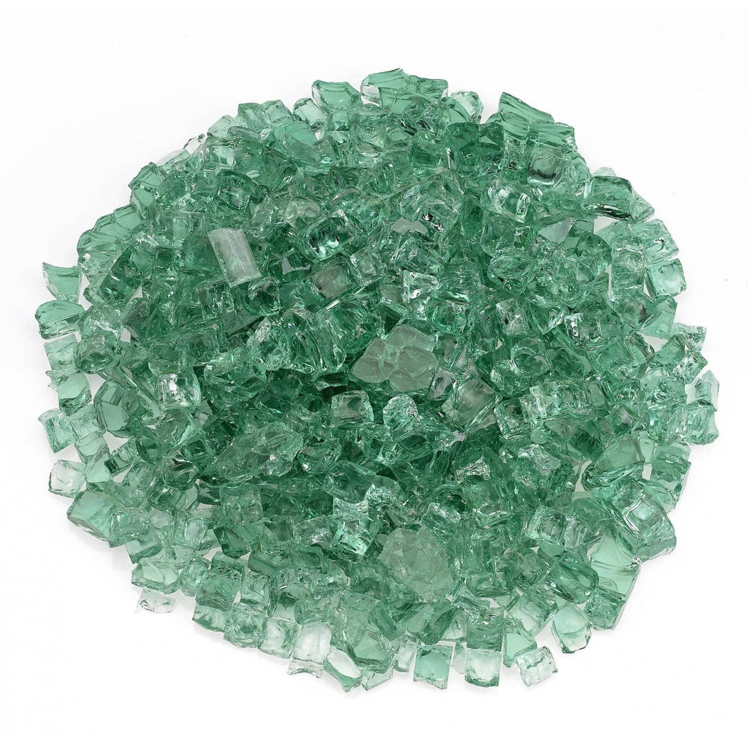1/2" Evergreen Fire Glass - Outdoor Fire and Patio
