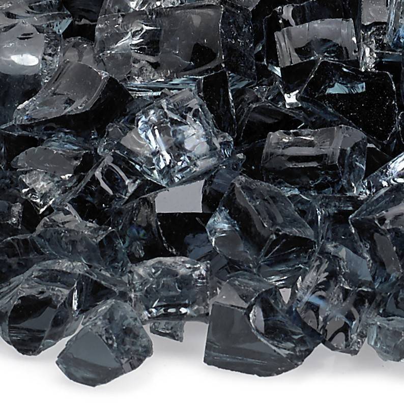 1/2" Gray Fire Glass - Outdoor Fire and Patio