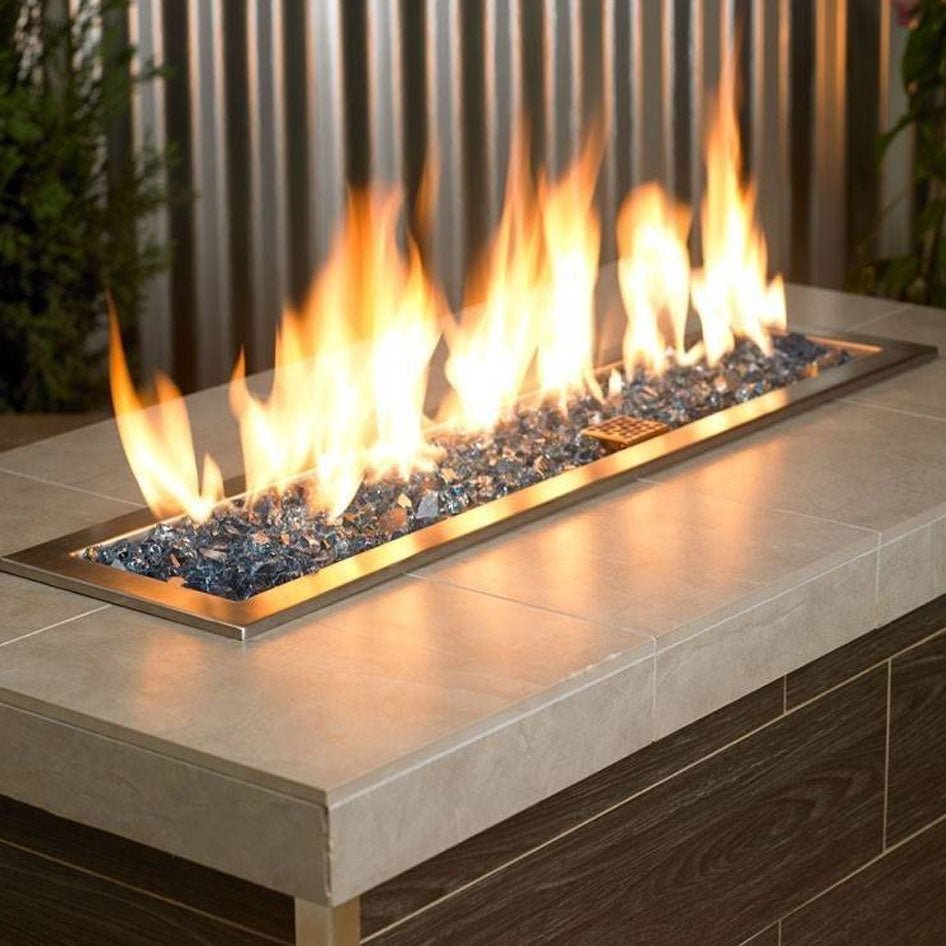 1/2" Pacific Blue Fire Glass - Outdoor Fire and Patio