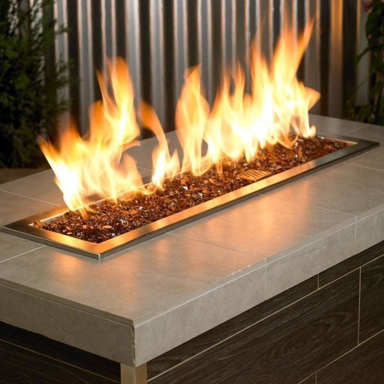 1/4" Copper Fire Glass - Outdoor Fire and Patio