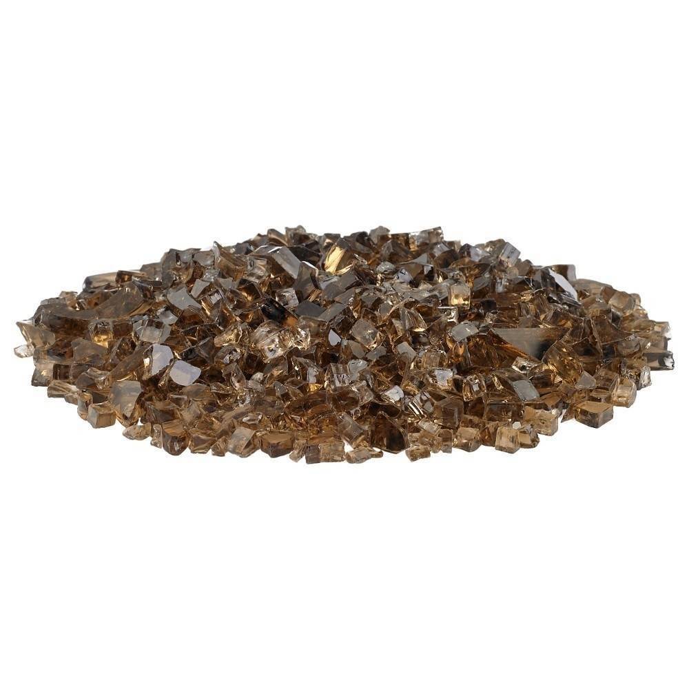 1/4" Copper Fire Glass - Outdoor Fire and Patio