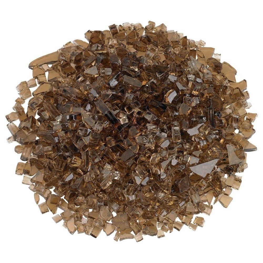 1/4" Copper Fire Glass - Outdoor Fire and Patio