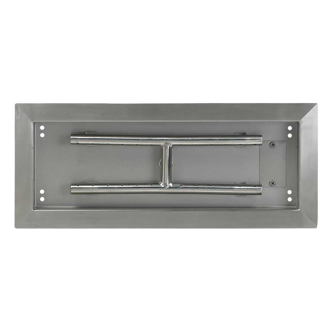 18" x 6" Drop in Pan. Rectangular - Outdoor Fire and Patio