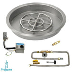 Load image into Gallery viewer, 19" Drop in Burner Pan. Round. Automated - Outdoor Fire and Patio