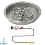 Load image into Gallery viewer, 19" Drop in Burner Pan. Round. Match Lite - Outdoor Fire and Patio