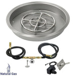 Load image into Gallery viewer, 19" Drop in Burner Pan. Round. Spark Ignition - Outdoor Fire and Patio