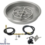 Load image into Gallery viewer, 19&quot; Drop in Burner Pan. Round. Spark Ignition