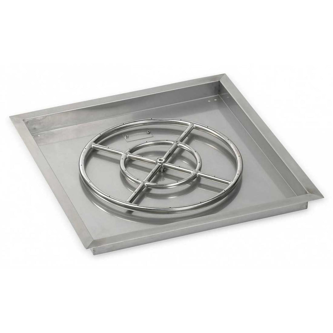 24" Drop in Burner Pan. Square - Outdoor Fire and Patio