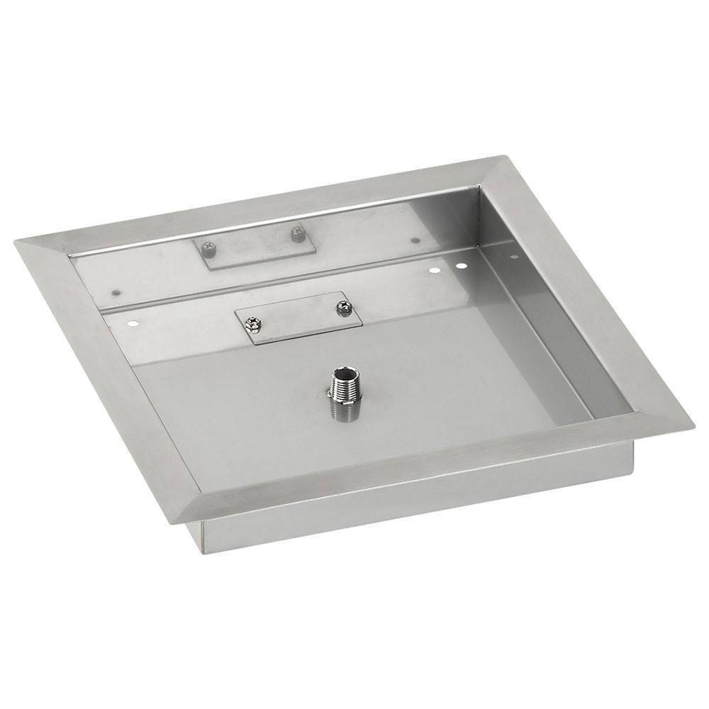 24" Drop in Burner Pan. Square - Outdoor Fire and Patio