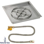 Load image into Gallery viewer, 36&quot; Drop in Burner Pan. Square. Match Light