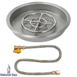 Load image into Gallery viewer, 25&quot; Drop in Burner Pan. Round. Match Lite