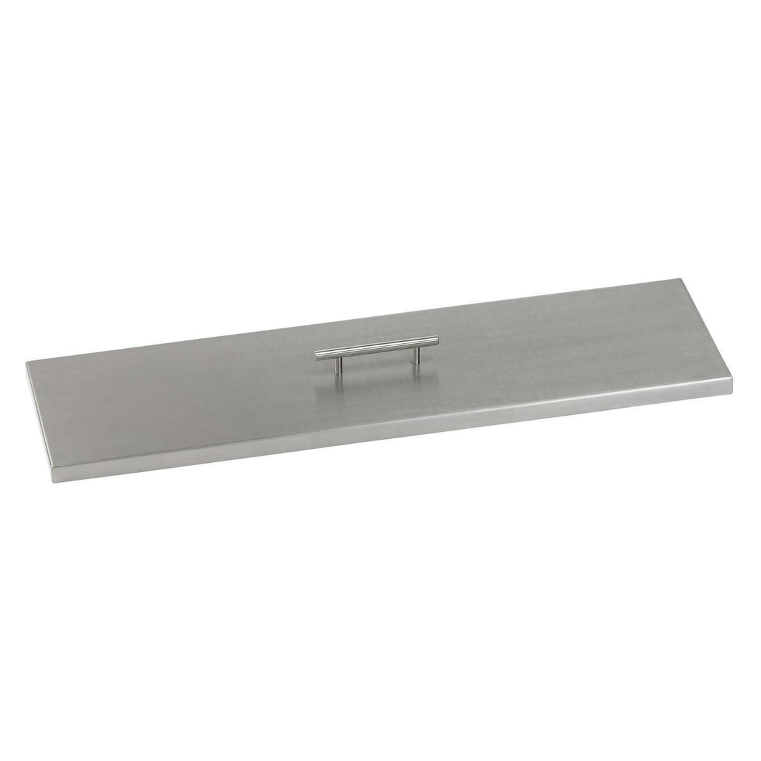 American Fireglass Stainless Steel Linear Cover - Outdoor Fire and Patio