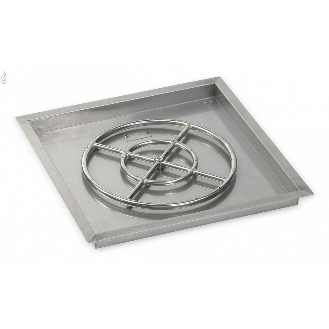 30" Drop in Burner Pan. Square - Outdoor Fire and Patio