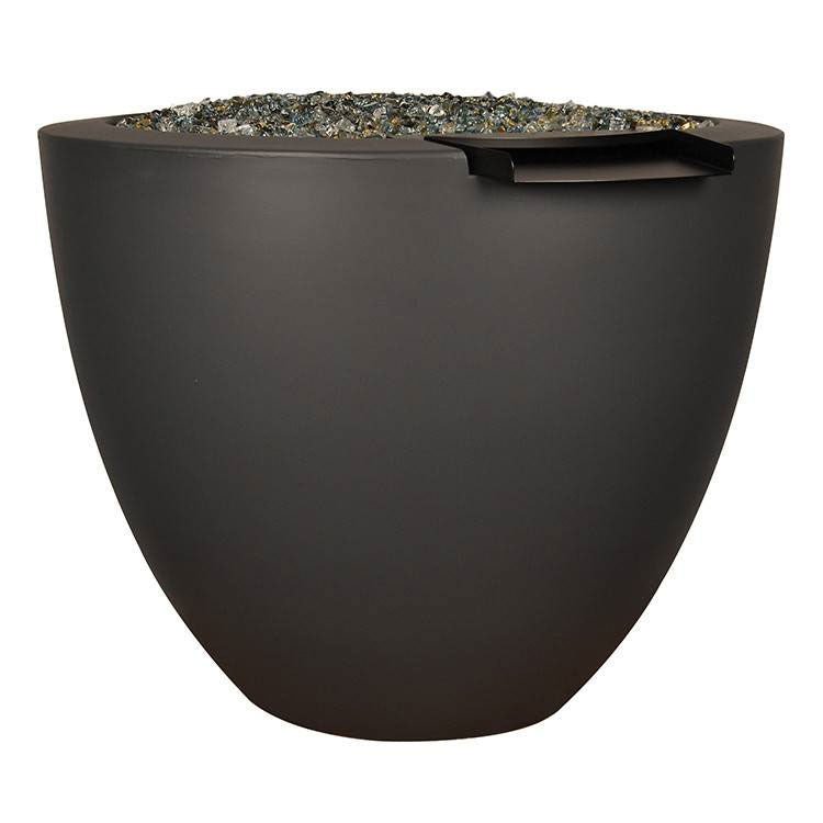 30" Luxe Pool Fire Bowl Vase - Outdoor Fire and Patio