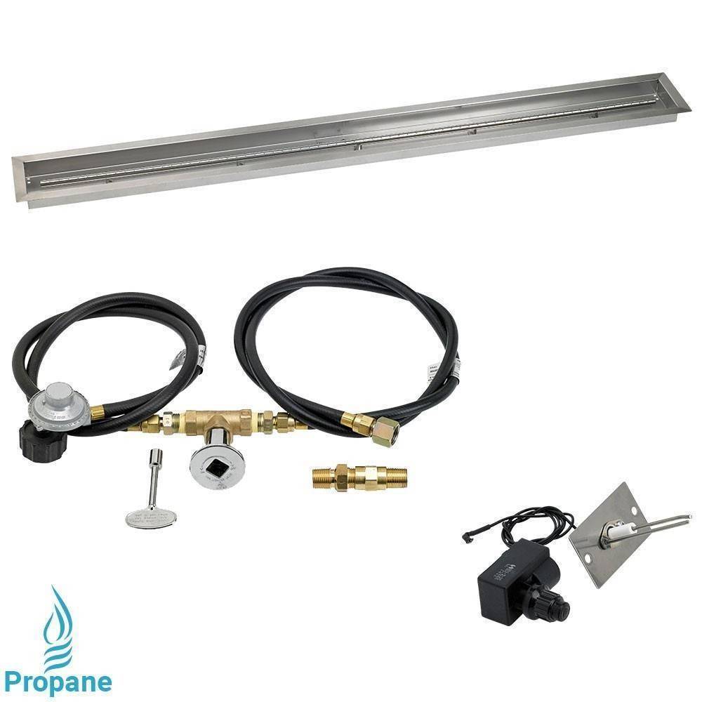 30" x 6" Drop in Pan. Linear. Spark Ignition - Outdoor Fire and Patio