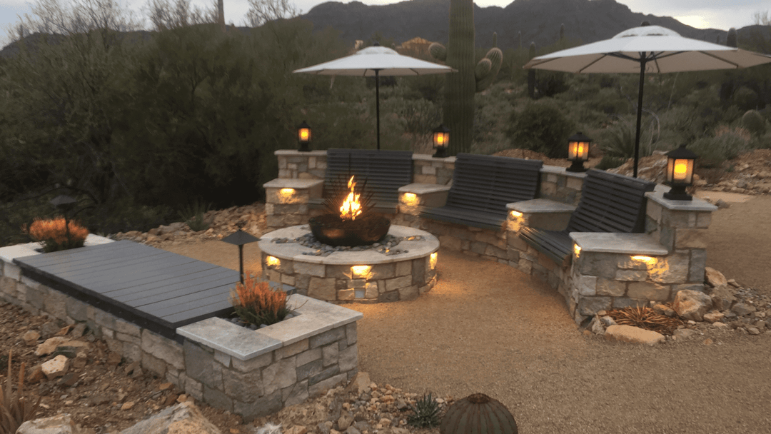 Steel Desert Sticks - Sets Over Existing Burner | Starting at $850 - Outdoor Fire and Patio