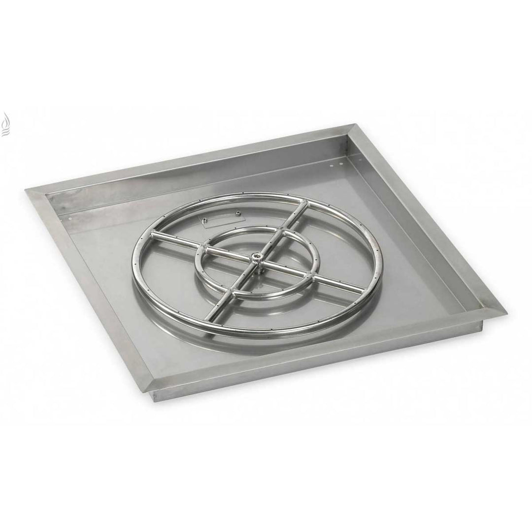 36" Drop in Burner Pan. Square - Outdoor Fire and Patio