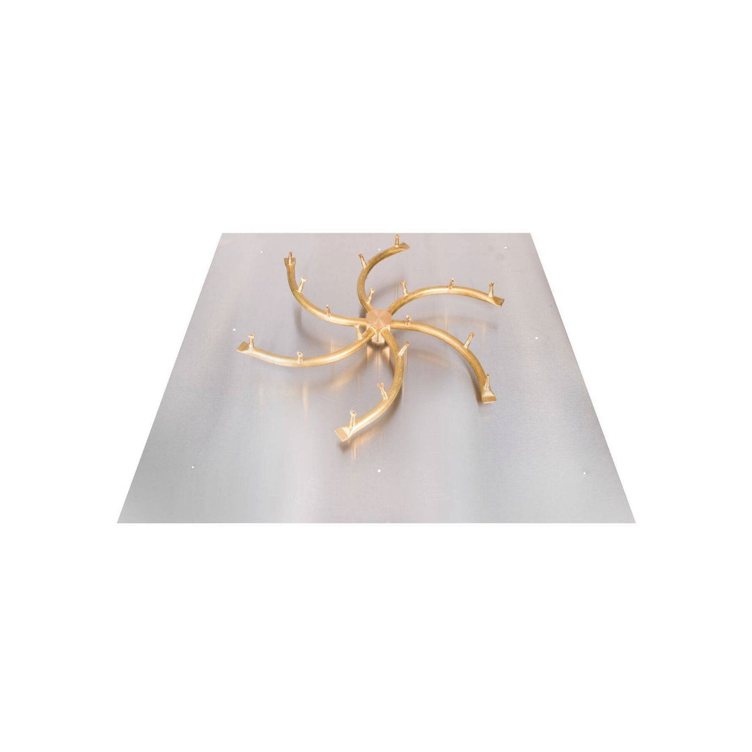 36" Ramona Square Fire Pit Table - Outdoor Fire and Patio