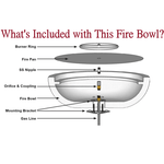 Load image into Gallery viewer, 36" Rodeo Concrete Fire Bowl - Outdoor Fire and Patio