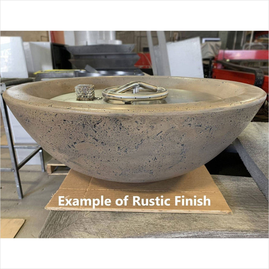 36" Rodeo Concrete Fire Bowl - Outdoor Fire and Patio