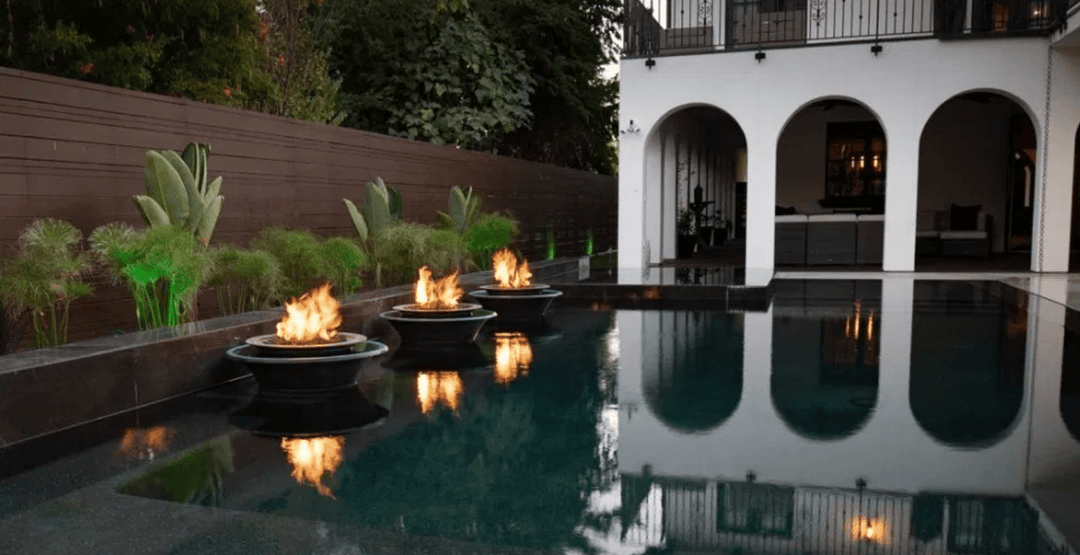 360 Fire on Water Bowl Copper - Outdoor Fire and Patio