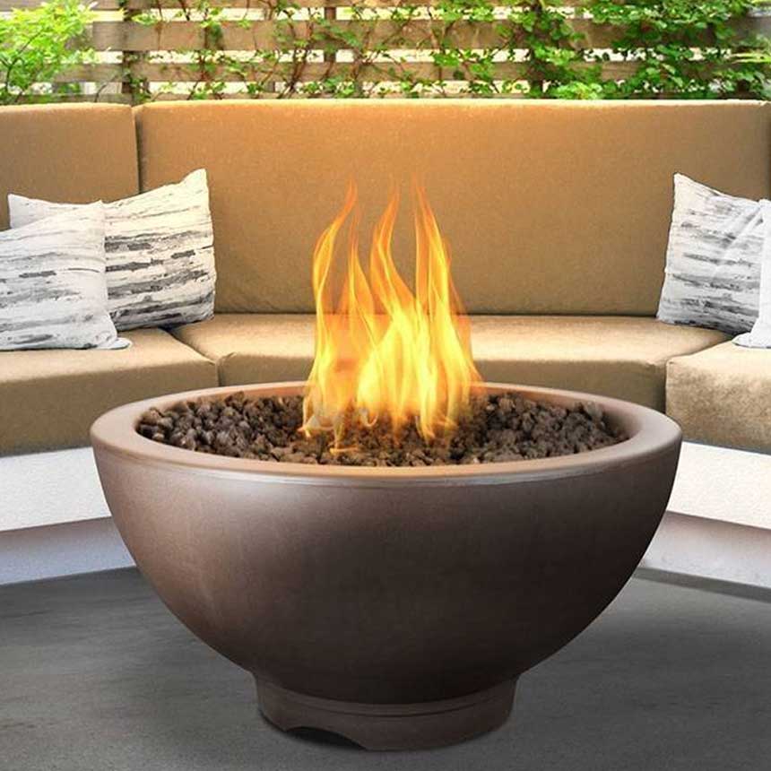 37" Concrete Fire Bowl | Sonoma - Outdoor Fire and Patio