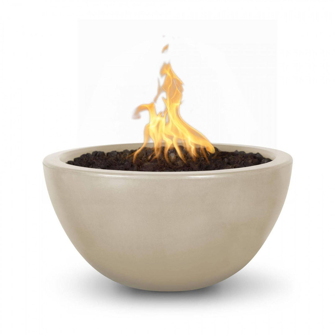 38" Luna Concrete Fire Pit - Outdoor Fire and Patio