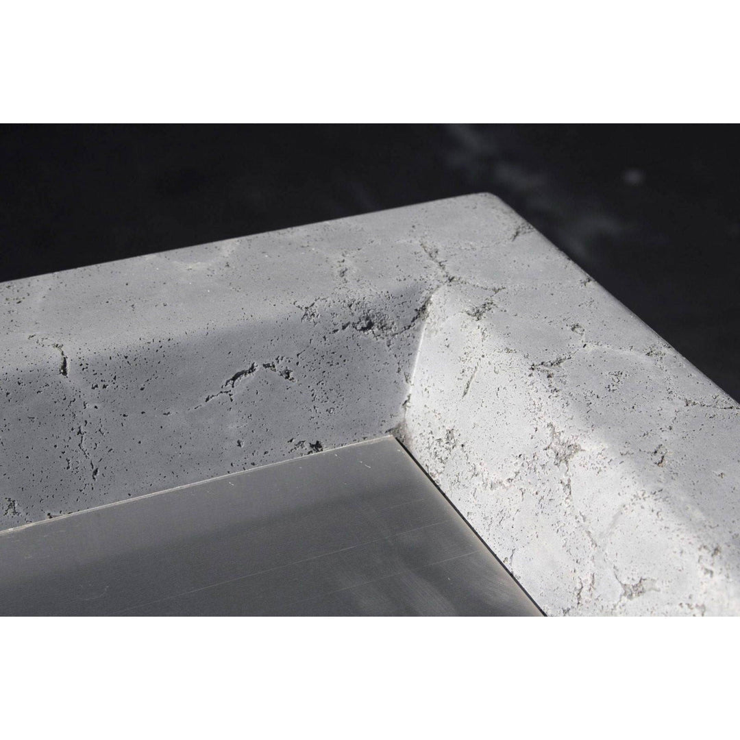 38" Luna Concrete Fire Pit - Outdoor Fire and Patio