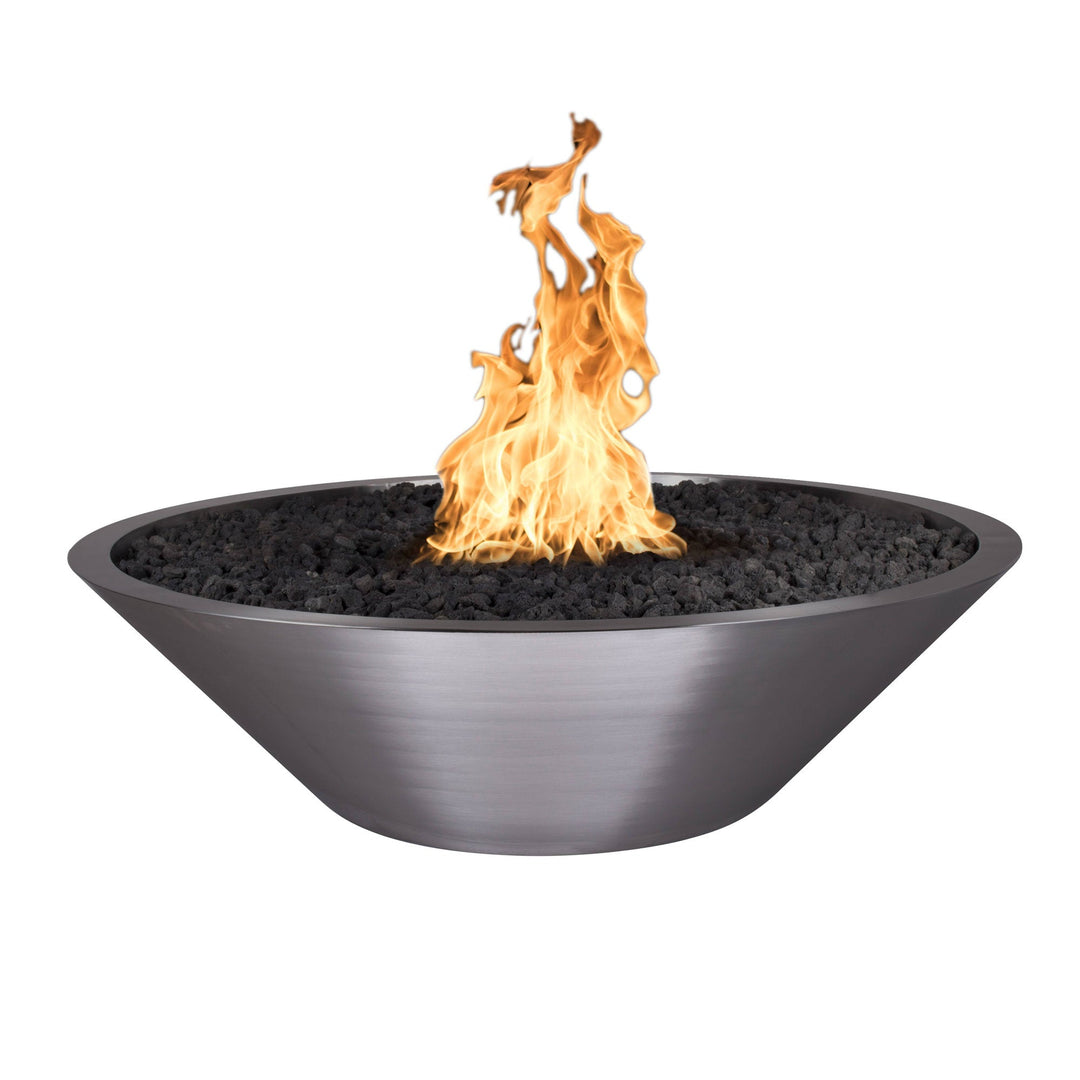 48" Orion Stainless Steel Fire Pit Table - Outdoor Fire and Patio