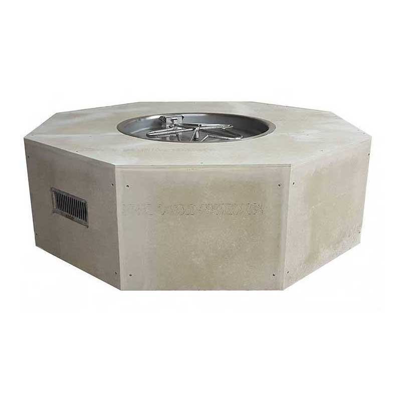54" Octagon Ready to Finish Package with 18" Penta Torpedo Burner - Outdoor Fire and Patio