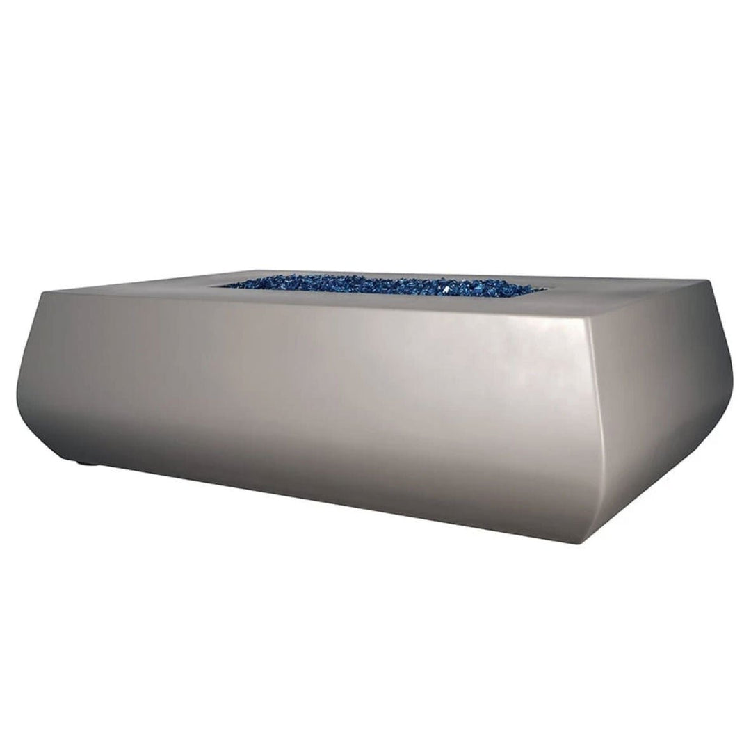 60" x 40" Belize Concrete Fire Table - Outdoor Fire and Patio