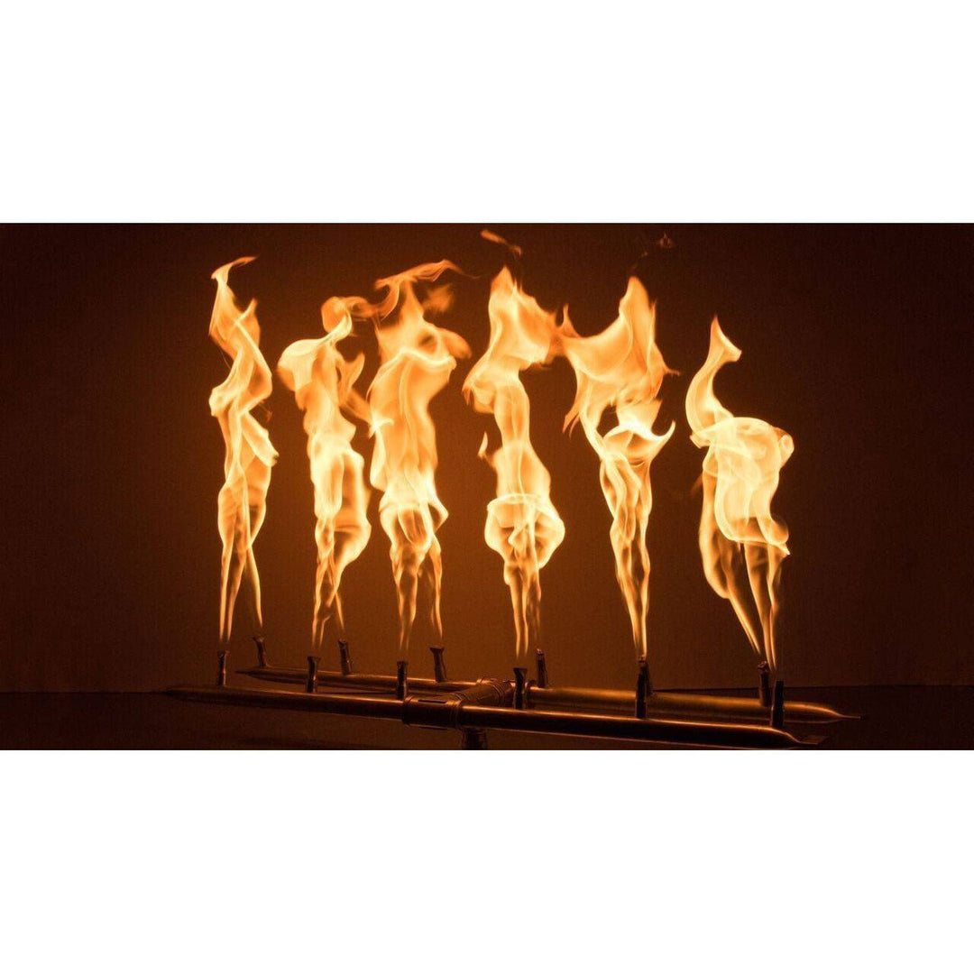 60" x 40" Belize Concrete Fire Table - Outdoor Fire and Patio