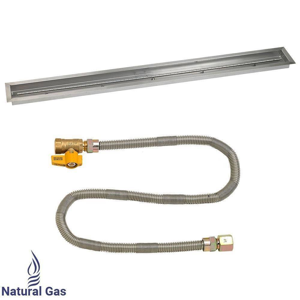 72" x 6" Drop in Pan. Linear. Match Light - Outdoor Fire and Patio