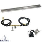 Load image into Gallery viewer, 72" x 6" Drop in Pan. Linear. Spark Ignition - Outdoor Fire and Patio