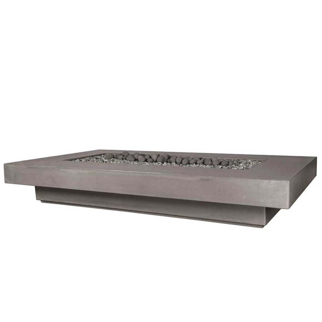 84" x 48" Midway Concrete Fire Table - Outdoor Fire and Patio