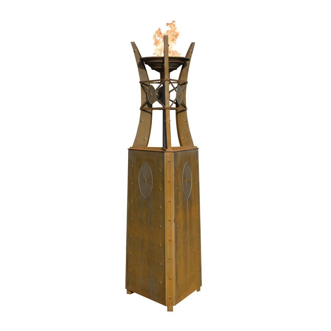 87" Bastille Fire Tower - Outdoor Fire and Patio