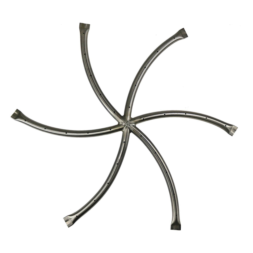 Triple "S" Star Gas Fire Pit Burner - Outdoor Fire and Patio