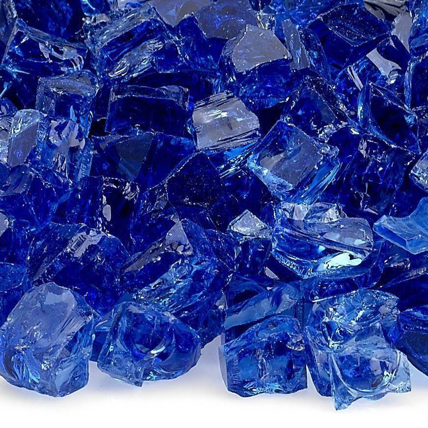 1/2" Cobalt Blue Fire Glass