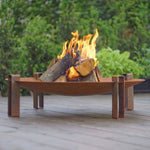 Load image into Gallery viewer, Wood Fire Pit Alna | Rusting Steel
