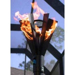 Load image into Gallery viewer, Gas Tiki Torch Automated Remote Controlled Fin Style - Outdoor Fire and Patio