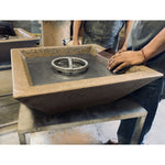 Load image into Gallery viewer, Avalon Concrete Fire Bowl - Outdoor Fire and Patio