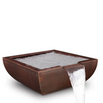 Load image into Gallery viewer, Avalon Pool Water Bowl - Hammered Copper - Outdoor Fire and Patio