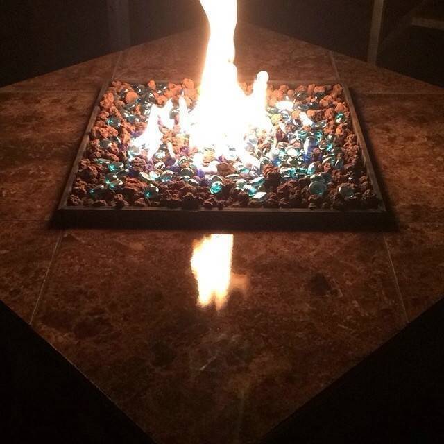 Azuria Fire Glass Beads - Outdoor Fire and Patio